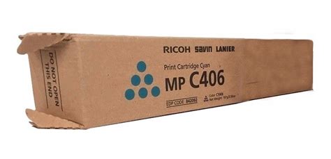 Kit Toner Ricoh Mp C406 C307 C306 C M Y Original Frete grátis