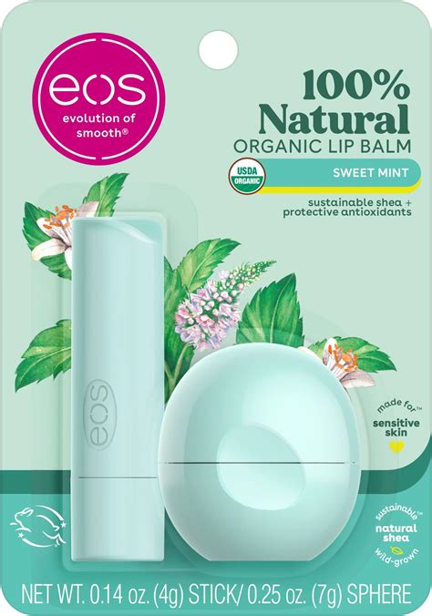 Amazon eos Bálsamo labial 100 natural y orgánico recomendado