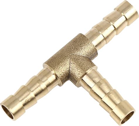 Amazon X Autohaux Mm Hose Barb Brass Way Tee Connector Adaptor