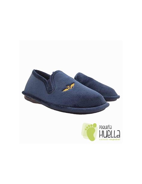 Zapatillas De Gel Azules Para El Invierno De Hombre Biorelax