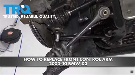 How To Replace Front Lower Rearward Control Arm 2003 10 BMW X3 YouTube