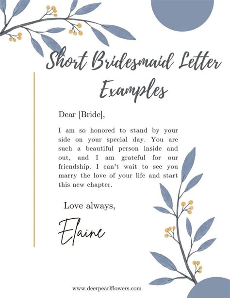 Letter To Bride From Bridesmaid Examples Tips 2024