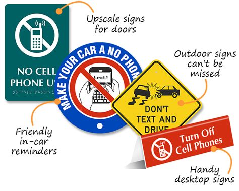 No Cell Phone Signs | Design Online | Free Shipping | SmartSign