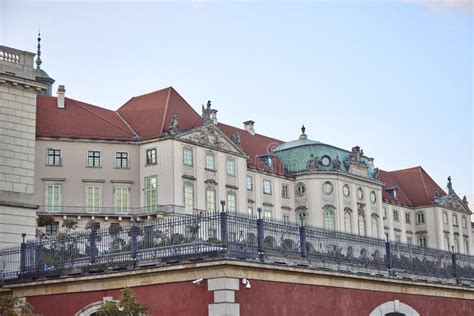 The Royal Castle in Warsaw stock image. Image of architecture - 267766465