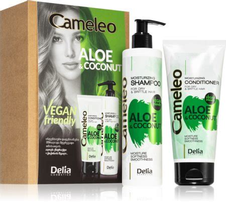 Delia Cosmetics Cameleo Aloe Coconut Coffret Cadeau Pour Cheveux