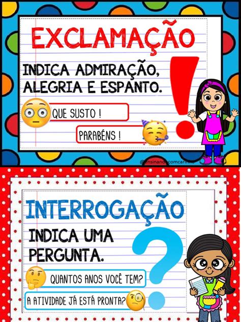 Cartaz Sinais De Pontuação - Cartaz de Sinais de Pontuação | PDF