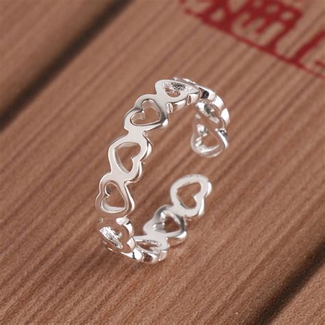 Open Type Resizable Hollow Heart Ring Life Changing Products