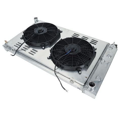 Confote 3 Row Full Aluminum Radiator 12 Slim Shroud Fan Compatible