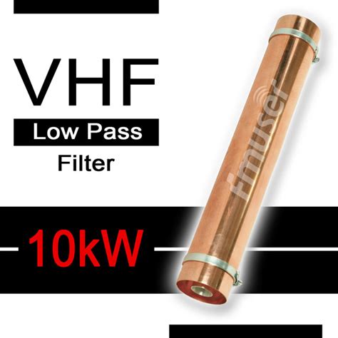 167 223 Mhz 10kW VHF Niskopropusni Filter Za Prodaju FMUSER