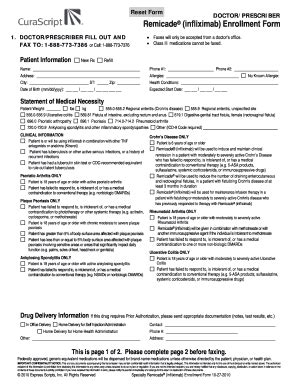 Fillable Online Enrollment Form CuraScript Fax Email Print PdfFiller