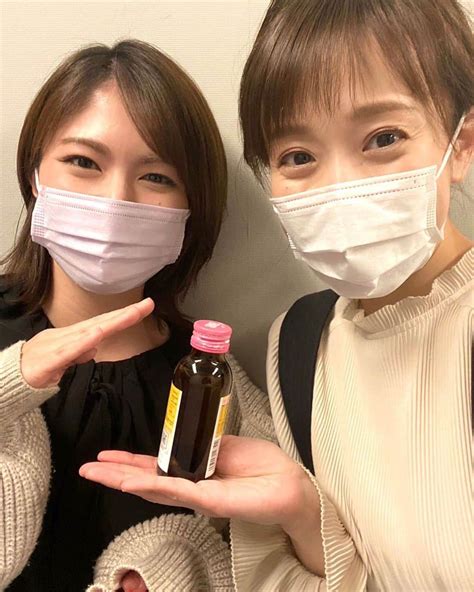 千葉真由佳さんのインスタグラム写真 千葉真由佳instagram 「【江藤さん🥹 】 けさお仕事終わりに 江藤愛アナウンサーが 一緒に