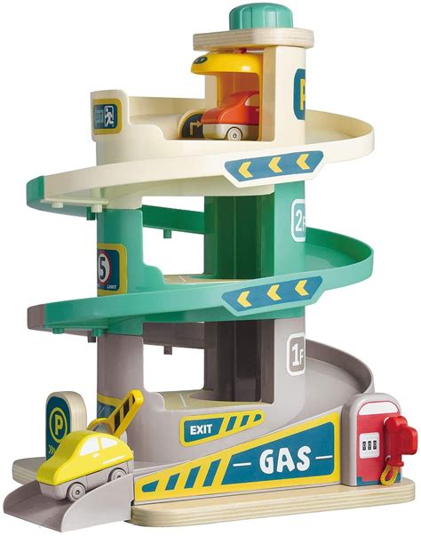 Car Parking Garage Toy with Ramp and Elevator, Car Ramp Toy for 3 Year ...