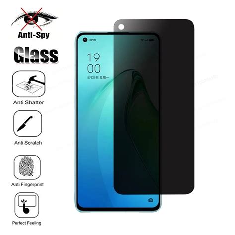 Privacy Screen Protector For Oppo Reno 8 8 Pro Plus 7Z 5G 7 6 4G Anti