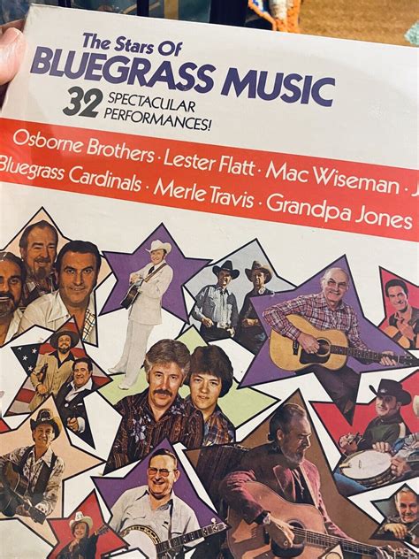 Stars Of Bluegrass Music 32 Spectacular Performances Cmh 2 Lp Set