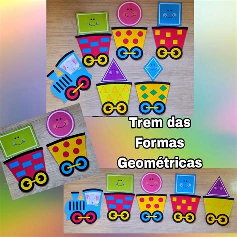 Trem Das Formas Geom Tricas Vivi Art Pedag Gica Hotmart