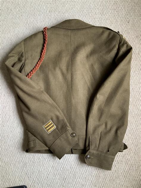 Bob Sims Militaria WWII 101st Airborne 501 506 Officers Named Ike Tunic