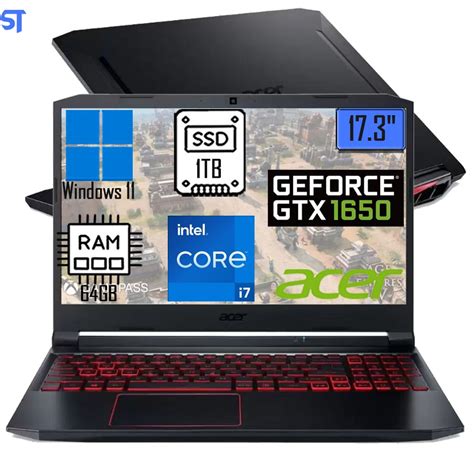 Notebook Acer Aspire Nitro An Kz Gamer Intel I H