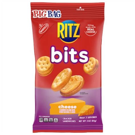 Ritz Bits Cheese Cracker Sandwiches Big Bag 3 Oz Pick ‘n Save