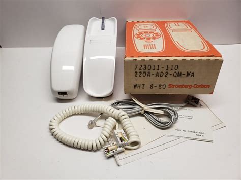 1980 Stromberg Carlson White Slenderet The Old Telephone Room