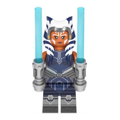 Boneco Ahsoka Blue Mandalorian Blocos De Montar Star Wars Submarino