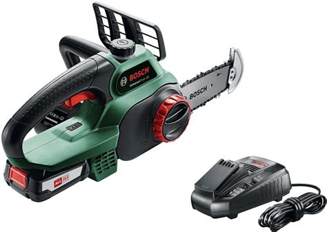 Bosch Tronçonneuse sans fil 18V avec batterie et chargeur au meilleur