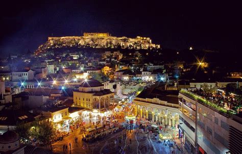 Greece Night Wallpapers - Top Free Greece Night Backgrounds ...