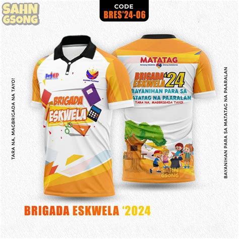 READY STOCK 2024 BRIGADA ESKWELA Full Sublimation T Shirt Full