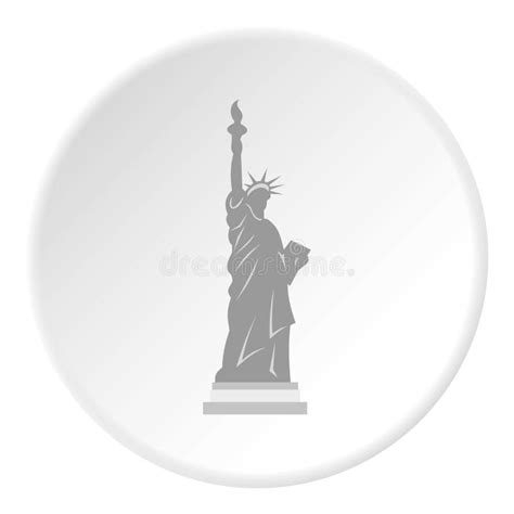 Statue Of Liberty Icon Outline Style Stock Illustration Illustration