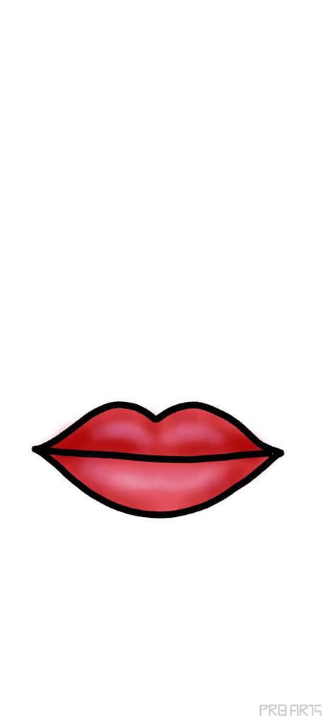 Red Lips Drawing