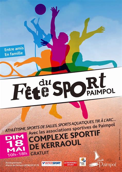 F Te Du Sport Affiche Sportive Affiche Foot Sport