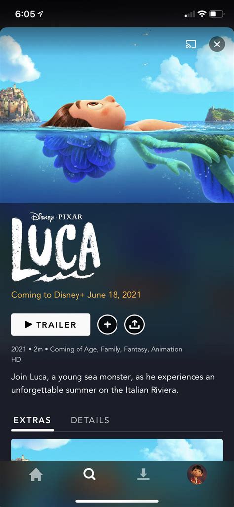 The page for Luca is up! : r/DisneyPlus