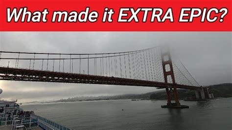 Sailing Under The Golden Gate Bridge YouTube