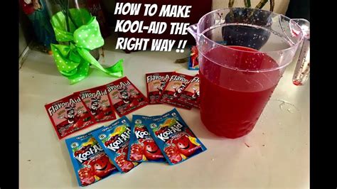 How To Make Kool Aid The Right Way Youtube