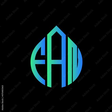 fan letter logo design  black background fan circle letter logo