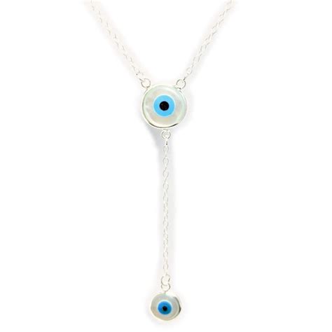 Collar Ojo Turco Doble Plata Joyas Gabena Cuotas Sin Inter S