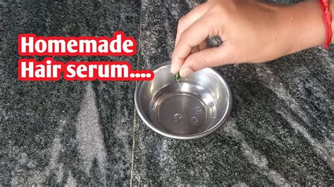 Homemade Hair Serum Hair Serum Youtube