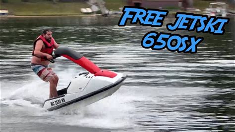 Free Kawasaki 650sx Jetski Abandoned For Over 20 Years Youtube