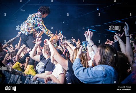 Don Broco Live At Manchester Academy 2018 Stock Photo Alamy