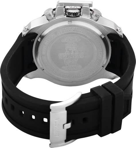 Invicta Mens I Force Analog Display Japanese Quartz Black Watch Yaxa