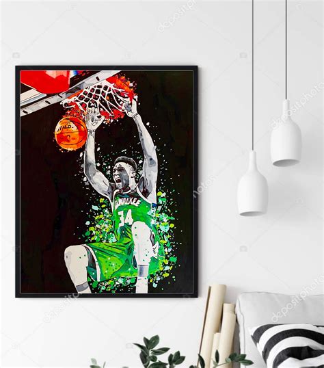 Giannis Antetokounmpo Art Etsy Uk