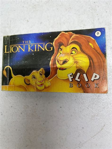 THE LION KING FLIP BOOK Walt Disney Gift Book 1994 Renner Davis by ...