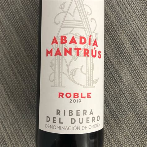 Abadía Mantrús Vino tinto Ribera del Duero Roble 2019 Reviews abillion