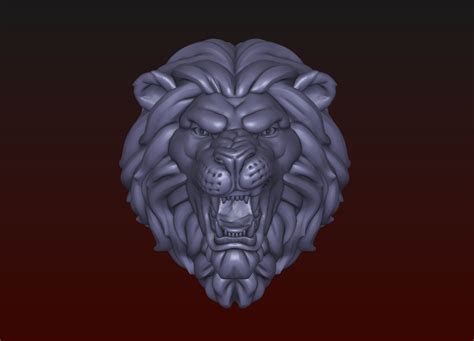 Lion Head 3D Model 3D Printable CGTrader