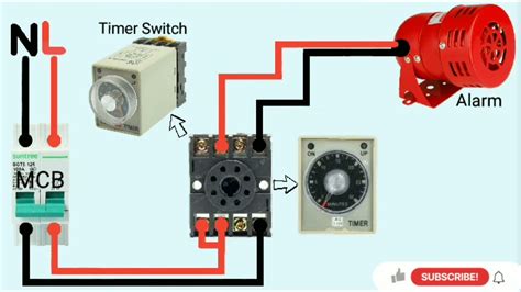 How To Connect Anly Timer With Sirenwiring Diagramed Electrical