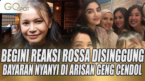 GENG CENDOL UNDANG ROSSA NYANYI DI ACARA ARISAN BEGINI REAKSI ROSSA