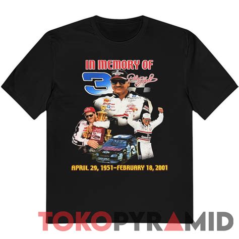 Vintages In Memory Of Dale Earnhardt Sr. 3 Nascar T-shirt - TokoPyramid