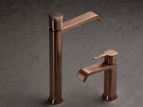 Miscelatore Per Lavabo Da Piano Monocomando TAORMINA BRUSHED ROSE GOLD