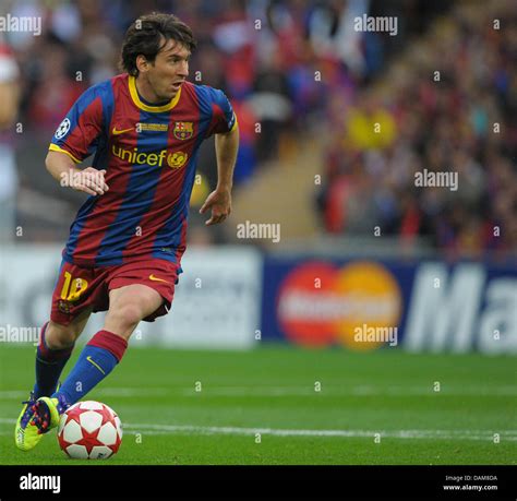 lionel messi  champions league high resolution stock photography