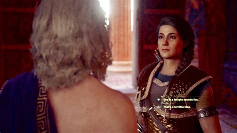 Kassandra And Alkibiades Having Sex The Temple Of Aphrodite As Offering Assassins Creed