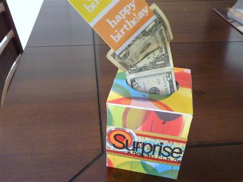 Birthday Money Box